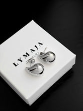 Big Drop Ohrringe in Tropfen Form in silber aus Edelstahl von Lymaja Jewelry